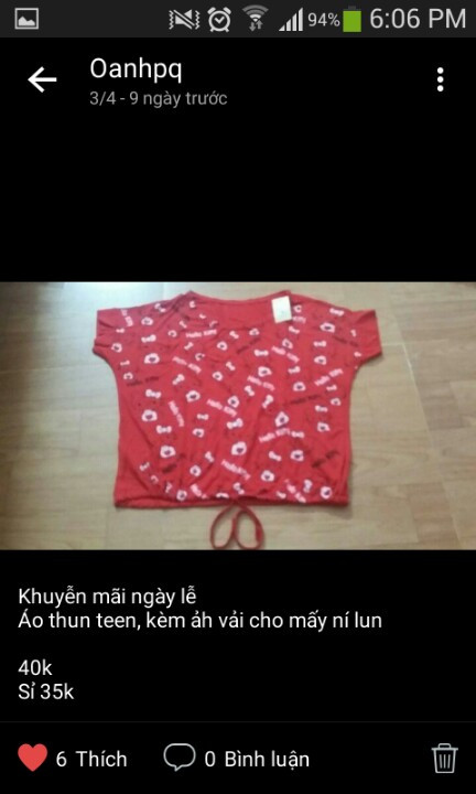 áo hotgirl Giá bán: 80.000đ