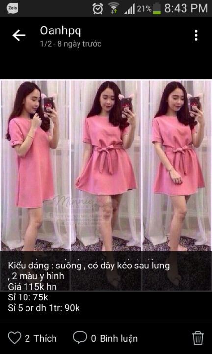 đầm váy Giá bán: 95.000đ