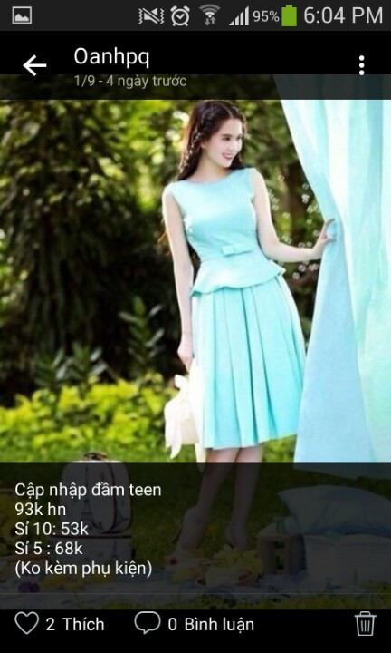 đầm váy Giá bán: 55.000đ