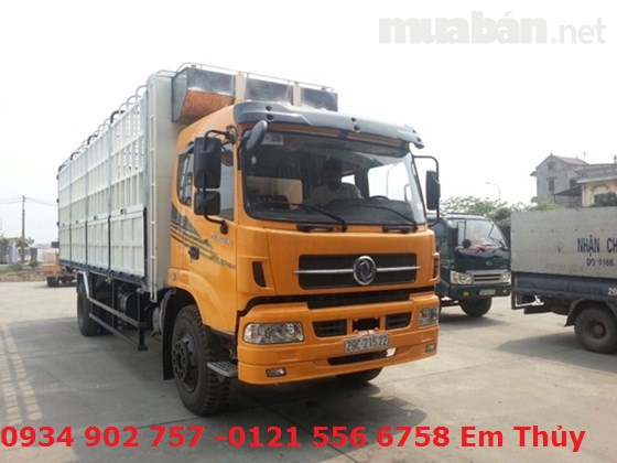 Xe  tải dongfeng trường giang xe tải trả góp dongfeng 9 tấn 6  1 dí - 1 cầu  thùng bạc 7m  hỗ trợ vay ngân hàng  Giá bán: 0đ