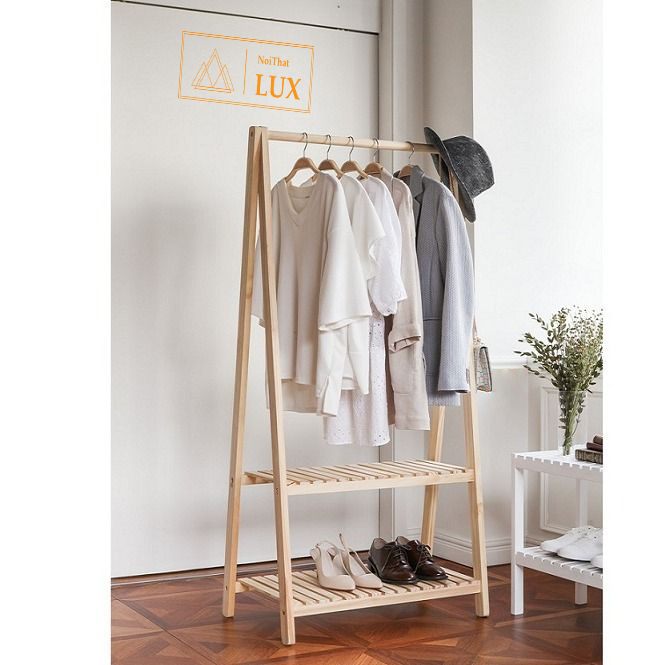 Giá Treo Quần Áo Gỗ - Gỗ Thông Newzealand - Nội Thất Lux Giá bán: 23.689đ