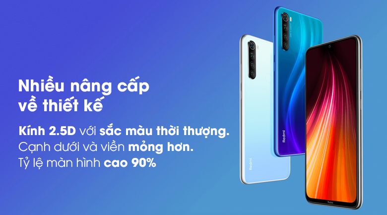 Điện thoại redmi note 8 Giá bán: 2.990.000đ