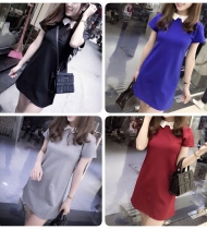 2 mã váy pha cổ trắng