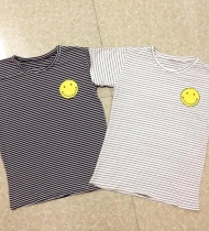 Áo phông kẻ mặt trời