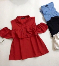 Áo trễ vai cổ đức