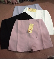 Quần đùi cạp cao