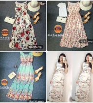 Maxi hoa và maxi thổ cẩm