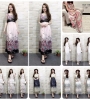 Maxi hoa và maxi thổ cẩm