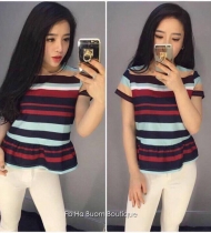 Áo‬ peplum fake zara