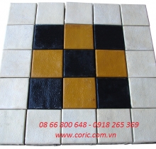gạch coric, gạch lát sân vườn, vỉa hè