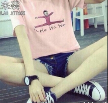 áo thun nữ xẻ tà