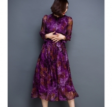 Đầm voan beauty hoa đồng tiền – DV2543