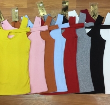 Áo thun vai chéo giọt nước