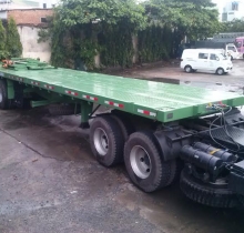 Sơ mi rơ mooc sàn ( chở container)DOOSUNG 40 feet, 3 trục Giao Xe Toàn Quốc