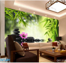 Gạch ốp tường 3D phòng khách