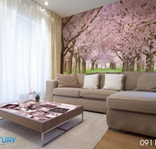 Gạch ốp tường 3D phòng khách