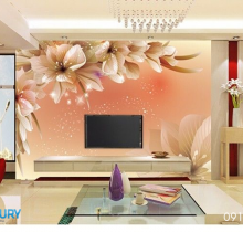 Gạch ốp tường 3D phòng khách