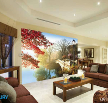 Gạch ốp tường 3D phòng khách