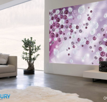 Gạch ốp tường 3D phòng khách