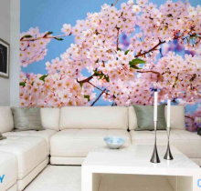 Gạch ốp tường 3D phòng khách