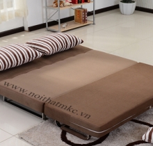Sofa giường rộng 1m màu nâu cafe sang trọng Sofa giường rộng 1m màu nâu cafe sang trọng