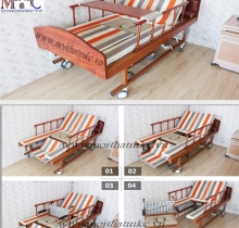 Giường bệnh cơ kết hợp xe lăn giải pháp thông mình cho người bị tai biến, bại liệt