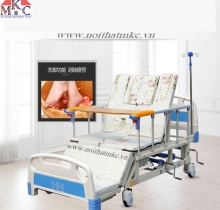 Giường bệnh nhân đa năng 4 tay quay giá rẻ Giường bệnh nhân đa năng 4 tay quay giá rẻ
