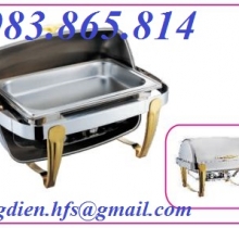 Dụng cụ buffet nhà hàng, nồi hâm buffet, bình nước hoa quả, bếp hâm trà cà phê