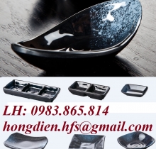 Bát đĩa melamin cao cấp cho nhà hàng nhật, bát đĩa tiệc