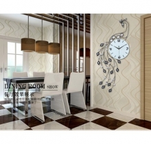 Đồng hồ trang trí Chim Công S150