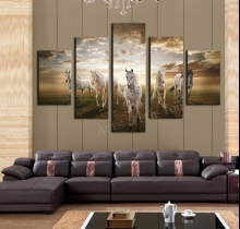 Tranh ghép bộ Mã Đáo DH1256A (kích thước 150x90cm)  