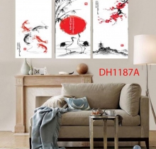 2 bộ tranh đồng hồ tứ quý đồng giá : 430K