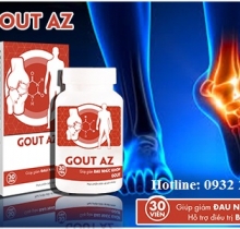 Viên gout az hỗ trợ điều trị bệnh gout hiệu quả