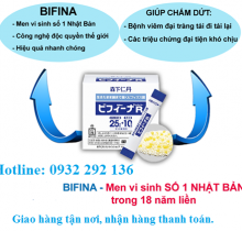 Bifina điều trị viêm đại tràng