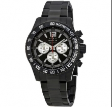 Đồng hồ nam Invicta Signature II Divers Chronograph Black Ion-plated Stainless Steel Mens Watch 7413