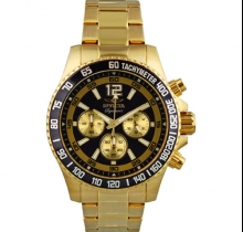 Đồng hồ nam Invicta Mens Signature II Collection Chronograph Gold Tone Stainless Steel Bracelet Watch 7410