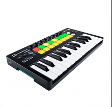 Novation Launchkey Mini 25-Note USB Keyboard Controller for Ableton Live, MK2 Version (LAUNCHKEY-MINI-MK2)