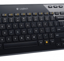 Logitech K360 Wireless USB Keyboard, Desktop Keyboard (Glossy Black)