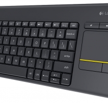 Logitech Wireless Touch Keyboard K400 Plus, Touchpad Keyboard for Internet-Connected TVs