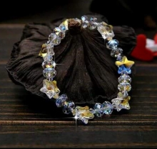 LT005_lắc tay pha lê hình sao biển