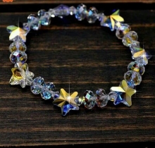 LT005_lắc tay pha lê hình sao biển