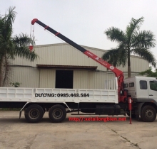 Bán xe tải Fuso 3 chân FJ 15 tấn  gắn cẩu unic siêu bền, siêu rẻ