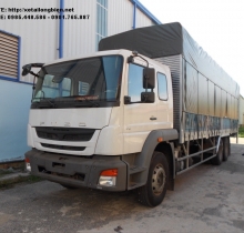 bán xe tải Fuso 3 chân thùng chở xe máy, thùng đẹp , xe nhập khẩu ,giá tốt 