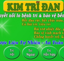 Thực phẩm chức năng Kim Trĩ Đan