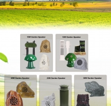 Loa trang trí sân vườn 