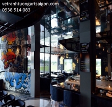 Dịch vụ vẽ tranh tốt nhất, chuyên vẽ tranh tường các loại, tranh showroom, shop, tranh trường mầm non