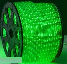 Ống nháy tiêu trang trí noel màu xanh lá 100m/cuộn 