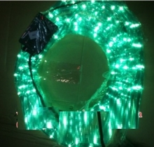 đèn ống nháy màu xanh lá