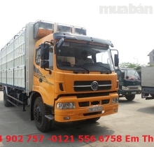 Xe  tải dongfeng trường giang xe tải trả góp dongfeng 9 tấn 6  1 dí - 1 cầu  thùng bạc 7m  hỗ trợ vay ngân hàng 