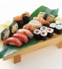 Khay Sushi, khay Sashimi, khay Tekami, khay gỗ nhà hàng Nhật, khay đựng hải sản, khay thuyền gỗ, thuyền cắm hoa